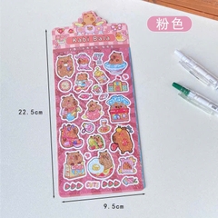 Sticker Capybara Hologram 9.5*22.5cm 13647