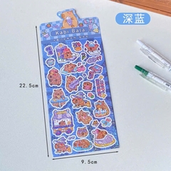 Sticker Capybara Hologram 9.5*22.5cm 13647