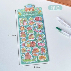 Sticker Capybara Hologram 9.5*22.5cm 13647