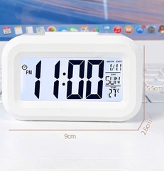 Đồng Hồ Báo Thức Mini Màn Hình Led 9*5.5cm 13997