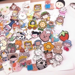 Huy Hiệu Nhựa Cài Áo/Balo Cute 998