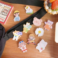 Huy Hiệu Nhựa Cài Áo/Balo Cute 998