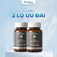 Kẽm Gluconat + Multi Vitamin Tăng Cường Sức Khỏe, Kiểm Soát Dầu Nhờn, Giảm Mụn, Đẹp Da - Hộp 60 Viên