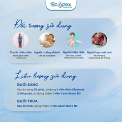 [Canxi + Kẽm] Cao - Khỏe - Đẹp. Hỗ Trợ Tăng Chiều Cao, Giảm Tình Trạng Dầu Mụn, Tăng Cường Sức Khỏe