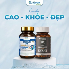 [Calcium + Kẽm] Viên Uống Bổ Sung Canxi, Kẽm Và Vitamin