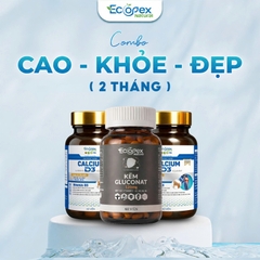 [Calcium + Kẽm] Viên Uống Bổ Sung Canxi, Kẽm Và Vitamin