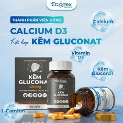 [Calcium + Kẽm] Viên Uống Bổ Sung Canxi, Kẽm Và Vitamin