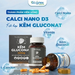 [Canxi + Kẽm] Cao - Khỏe - Đẹp. Hỗ Trợ Tăng Chiều Cao, Giảm Tình Trạng Dầu Mụn, Tăng Cường Sức Khỏe