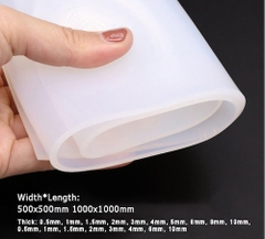 Tấm silicone Chịu Nhiệt Từ 1mm, 2mm, 5mm đến 10mm
