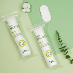 Bông tẩy trang Emalia 100% cotton gói 120 Miếng