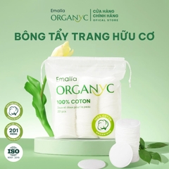 Bông Tẩy Trang Emalia Pháp 201 Miếng – 100% Cotton Tự Nhiên, An toàn mọi loại da.