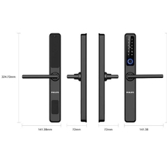 Khóa vân tay cửa nhôm Philips DDL608-5HWS