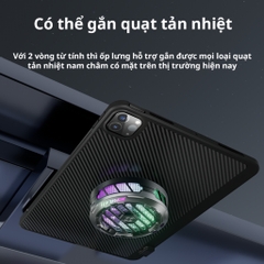 Ốp lưng tản nhiệt iPad Pro 2018 đến Pro 2024 kết hợp Jack TypeC bảo vệ máy Ốp lưng Piva PW24 chính hãng PIVA