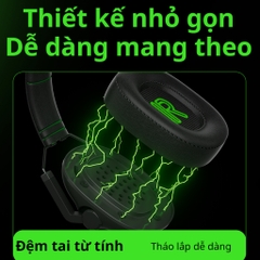 Tai Nghe Gaming Chụp Tai Piva A100 Tai nghe chuyên Game có Micro khử tiếng ồn, đệm tai nam châm dễ dàng tháo lắp