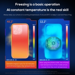 MEMO CX10 Pro AI | Quạt tản nhiệt sò lạnh cho điện thoại dạng kẹp, có hiển thị nhiệt độ