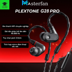 Plextone G28 Pro – Tai Nghe Gaming HiFi Chống Ồn, Định Vị Chuẩn, Màng Loa Kim Cương, 2 Cổng Type-C & 3.5mm