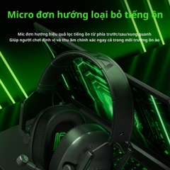 Tai Nghe Gaming Chụp Tai Piva A100 Tai nghe chuyên Game có Micro khử tiếng ồn, đệm tai nam châm dễ dàng tháo lắp