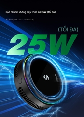 Sạc không dây kiêm quạt tản nhiệt sò lạnh Blackshark sạc tối đa 25W