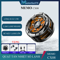 MEMO CX08 | Quạt tản nhiệt sò lạnh cho điện thoại chơi game PUGB
