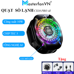 MEMO CX10 Pro AI | Quạt tản nhiệt sò lạnh cho điện thoại dạng kẹp, có hiển thị nhiệt độ