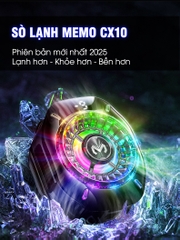 MEMO CX10 Pro Ai | Quạt tản nhiệt sò lạnh cho điện thoại chơi game PUGB