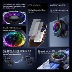 Black shark Funcooler 5 Pro | Quạt tản nhiệt sò lạnh từ tính cho điện thoại và máy tính bảng cao cấp