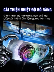 MEMO CX10 Pro Ai | Quạt tản nhiệt sò lạnh cho điện thoại chơi game PUGB