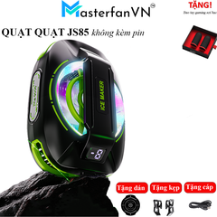 Quạt tản nhiệt sò lạnh dùng pin JS85 lên tới 3000mah làm lạnh cực nhanh có thể đóng đá giảm Fps chơi pubg