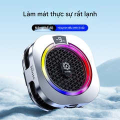 Quạt tản nhiệt cho điện thoại sò lạnh Kiri Th16 Pro AI cao cấp, làm lạnh nhanh sò kích thước lớn