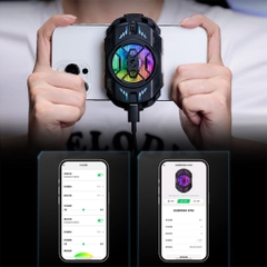 Blackshark Funcooler 4pro | Quạt tản nhiệt Blackshark cao cấp có kết nối app có 2 màu đen, trắng