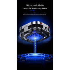 Quạt tản nhiệt cho điện thoại sò lạnh Kiri Th16 Pro AI cao cấp, làm lạnh nhanh sò kích thước lớn