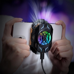 Blackshark Funcooler 4pro | Quạt tản nhiệt Blackshark cao cấp có kết nối app có 2 màu đen, trắng