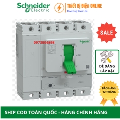 Schneider G80H4TM800 MCCB 4P 800A 70kA Gopact 800H  Aptomat Cầu dao tự động