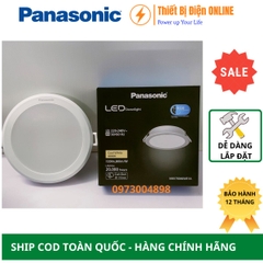 NNV70030WE1A Panasonic Đèn Downlight âm trần 6W D90 as vàng 3000k DN 2G