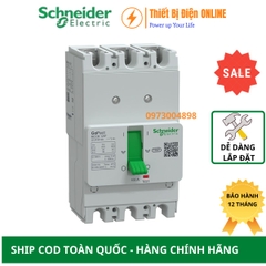 Schneider G12F3F100 MCCB 3P 100A 30KA Gopact 125F Aptomat Cầu dao tự động