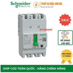 Schneider G12T3A63 MCCB 3P 63A 10kA Gopact 125T  Aptomat Cầu dao tự động