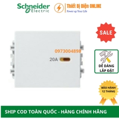8431MD20_WE_G19 Schneider Công tắc bình nóng lạnh 2 cực 20A Zencelo A màu trắng