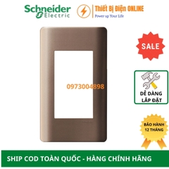 A8401L_SZ_G19 Schneider Mặt 3 thiết bị Zencelo A màu đồng
