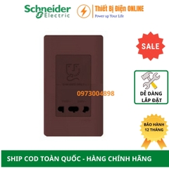 A84727_SZ Schneider Ổ cắm dao cạo râu  Zencelo A màu đồng