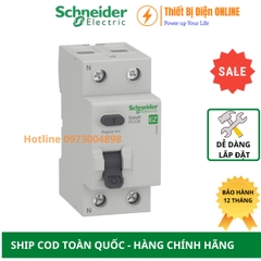 Aptomat chống giật  RCCB 2P 25A 30mA Schneider EZ9R36225 Easy9