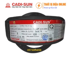 Cadisun VCSF 1x0.75mm2 Cu/PVC Dây đơn mềm