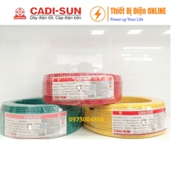 Cadisun VCSF 1x10mm2 Cu/PVC Dây đơn mềm