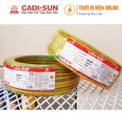 Cadisun VCSF 2.5mm2 Cu/PVC Dây tiếp địa