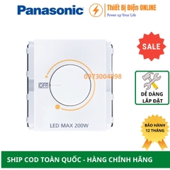 Bộ chiết áp đèn LED Dimmer 200W Panasonic WEG5791501SW-VN Wide