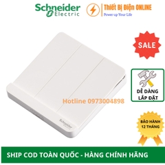 Công tắc ba 2 chiều Schneider E8333L2LED_WE_G19 AvatarON màu trắng