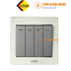 Công tắc bốn 1 chiều V6 UTEN V6.0GK41