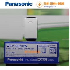 Công tắc đơn 1 chiều Panasonic WEV5001SW, WEV5001-7SW Wide