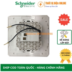 Công tắc đơn 2 chiều Schneider E8331L2LED_WE_G19 AvatarON màu trắng