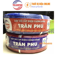 Dây đơn mềm Cu/Pvc  1x4 mm2 Trần Phú Vcm
