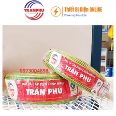 Dây tiếp địa Cu/Pvc  1x1 mm2 Trần Phú Vcm